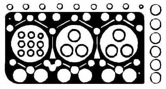 Elring 108.197 Gasket, cylinder head 108197: Buy near me in Poland at 2407.PL - Good price!
