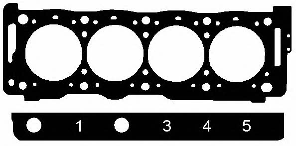 Elring 147.011 Gasket, cylinder head 147011: Buy near me in Poland at 2407.PL - Good price!