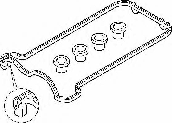 Elring 475.830 Valve Cover Gasket (kit) 475830: Buy near me in Poland at 2407.PL - Good price!