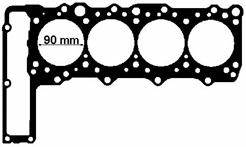 Elring 832.962 Gasket, cylinder head 832962: Buy near me in Poland at 2407.PL - Good price!