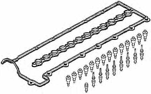 Elring 157.680 Valve Cover Gasket (kit) 157680: Buy near me at 2407.PL in Poland at an Affordable price!