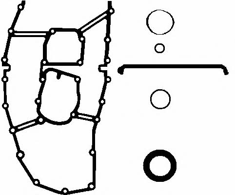 Elring 584.840 Front engine cover gasket 584840: Buy near me in Poland at 2407.PL - Good price!