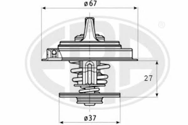 Era 350393 Thermostat, Kühlmittel 350393: Kaufen Sie zu einem guten Preis in Polen bei 2407.PL!