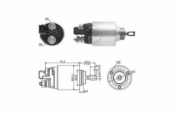Era 227913 Solenoid switch, starter 227913: Buy near me at 2407.PL in Poland at an Affordable price!