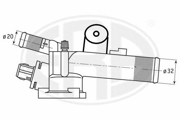 Era 350401 Thermostat, coolant 350401: Buy near me in Poland at 2407.PL - Good price!