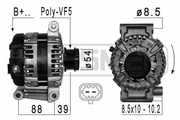 Era 209109 Alternator 209109: Buy near me at 2407.PL in Poland at an Affordable price!
