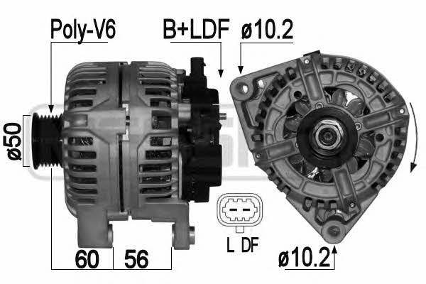 Era 209044 Alternator 209044: Dobra cena w Polsce na 2407.PL - Kup Teraz!