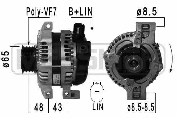 Era 210970 Alternator 210970: Buy near me at 2407.PL in Poland at an Affordable price!