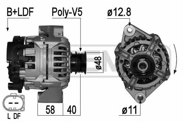 Era 209066 Alternator 209066: Buy near me at 2407.PL in Poland at an Affordable price!