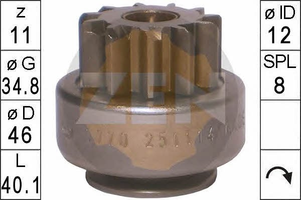 Era 226037 Freewheel gear, starter 226037: Buy near me at 2407.PL in Poland at an Affordable price!