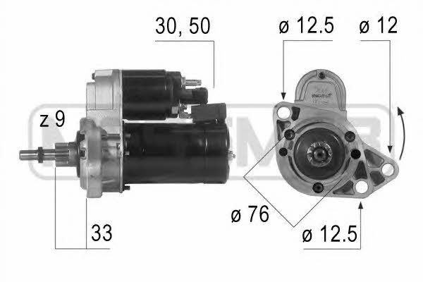 Era 220190 Anlasser 220190: Kaufen Sie zu einem guten Preis in Polen bei 2407.PL!