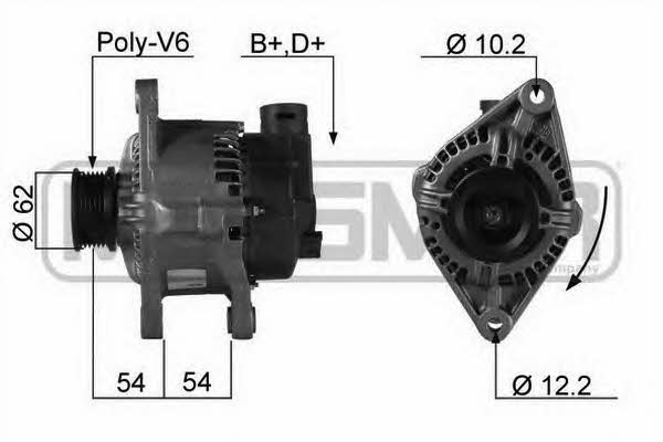 Era 210153 Alternator 210153: Buy near me in Poland at 2407.PL - Good price!