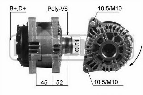Era 210234 Alternator 210234: Buy near me at 2407.PL in Poland at an Affordable price!
