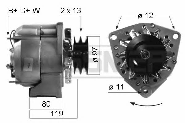 Era 210306 Alternator 210306: Dobra cena w Polsce na 2407.PL - Kup Teraz!