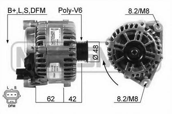 Era 210364 Alternator 210364: Buy near me in Poland at 2407.PL - Good price!