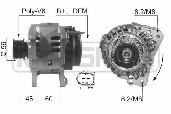 Era 210447 Alternator 210447: Buy near me in Poland at 2407.PL - Good price!