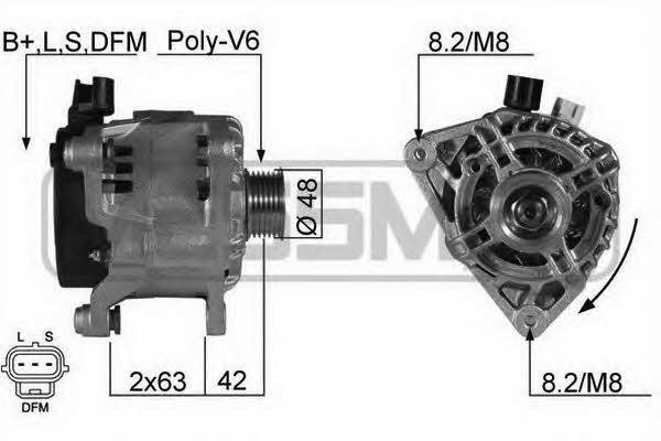 Era 210196 Alternator 210196: Dobra cena w Polsce na 2407.PL - Kup Teraz!