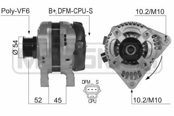 Era 210358 Alternator 210358: Buy near me at 2407.PL in Poland at an Affordable price!