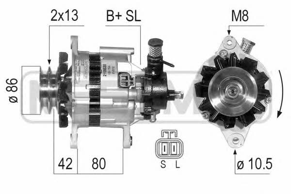 Era 210020 Alternator 210020: Buy near me at 2407.PL in Poland at an Affordable price!