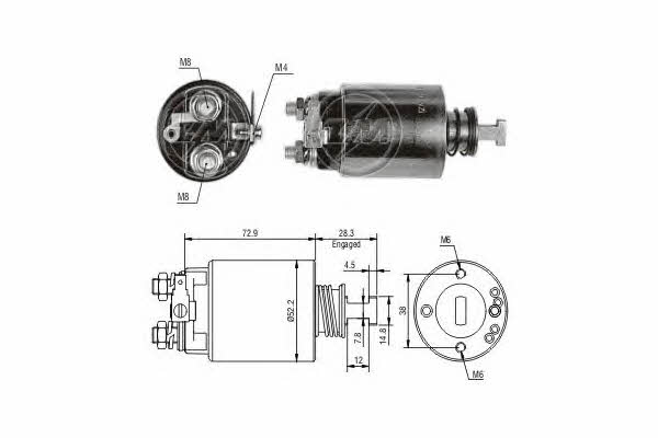 Era 227657 Magnetschalter anlasser 227657: Bestellen Sie in Polen zu einem guten Preis bei 2407.PL!