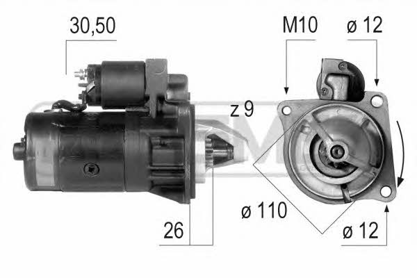 Era 220019 Anlasser 220019: Bestellen Sie in Polen zu einem guten Preis bei 2407.PL!