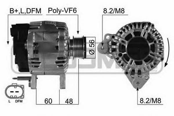 Era 210497 Alternator 210497: Buy near me at 2407.PL in Poland at an Affordable price!