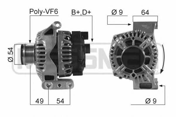 Era 210550 Alternator 210550: Dobra cena w Polsce na 2407.PL - Kup Teraz!