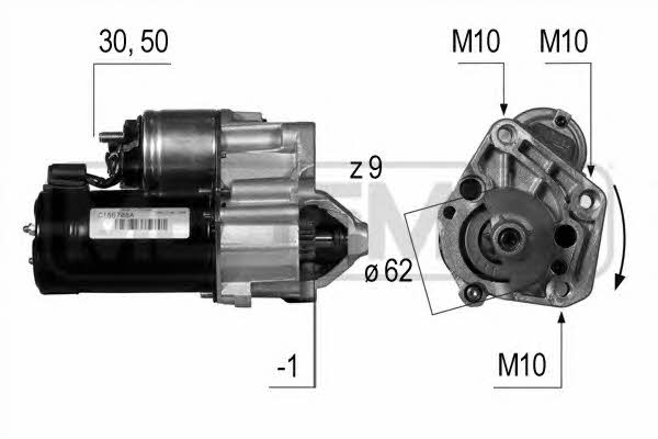 Era 220465 Anlasser 220465: Kaufen Sie zu einem guten Preis in Polen bei 2407.PL!