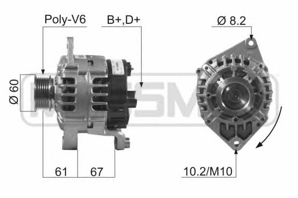 Era 210586 Alternator 210586: Dobra cena w Polsce na 2407.PL - Kup Teraz!