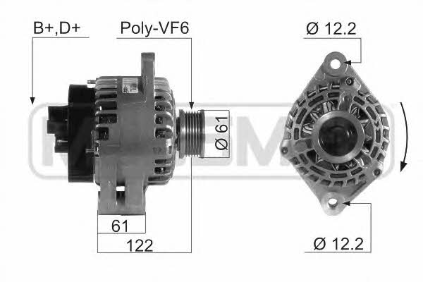Era 210665 Alternator 210665: Buy near me at 2407.PL in Poland at an Affordable price!