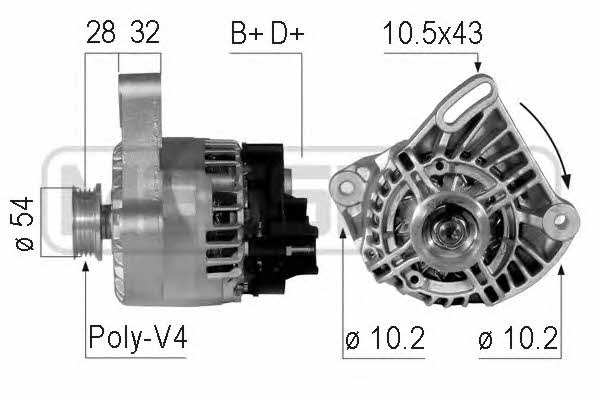 Era 210746 Alternator 210746: Dobra cena w Polsce na 2407.PL - Kup Teraz!