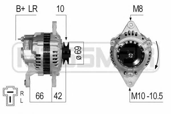 Era 210802 Alternator 210802: Buy near me at 2407.PL in Poland at an Affordable price!