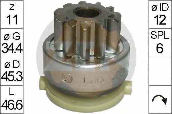 Era 225667 Freewheel gear, starter 225667: Buy near me at 2407.PL in Poland at an Affordable price!