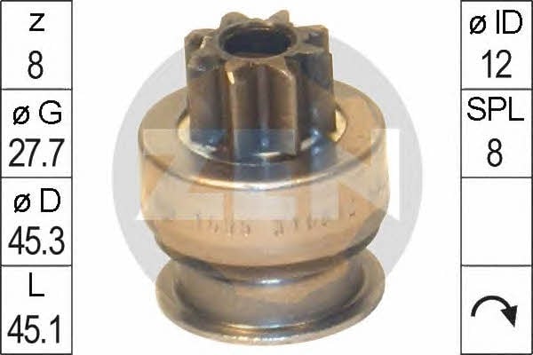 Era 225727 Freewheel gear, starter 225727: Buy near me at 2407.PL in Poland at an Affordable price!