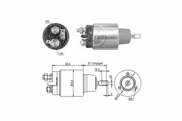 Era 227072 Solenoid switch, starter 227072: Buy near me at 2407.PL in Poland at an Affordable price!