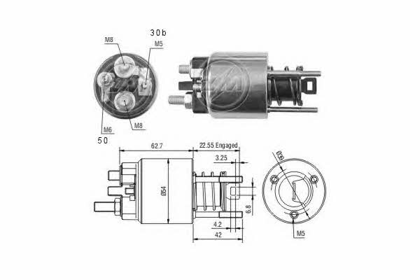 Era 227151 Solenoid switch, starter 227151: Buy near me in Poland at 2407.PL - Good price!