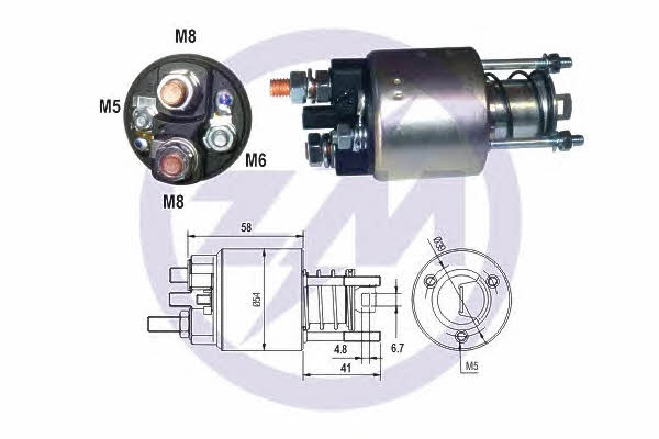 Era 227153 Solenoid switch, starter 227153: Buy near me at 2407.PL in Poland at an Affordable price!
