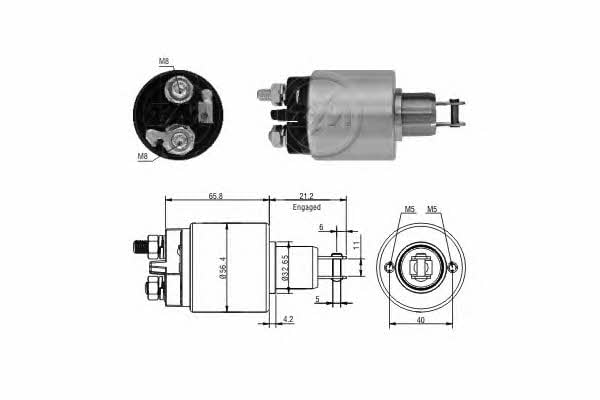 Era 227239 Solenoid switch, starter 227239: Buy near me at 2407.PL in Poland at an Affordable price!