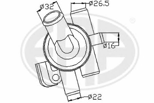 Era 350040 Thermostat, coolant 350040: Buy near me at 2407.PL in Poland at an Affordable price!