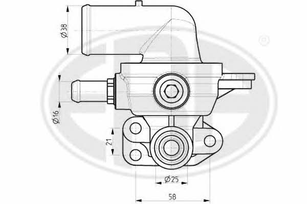 Era 350077 Thermostat, Kühlmittel 350077: Kaufen Sie zu einem guten Preis in Polen bei 2407.PL!