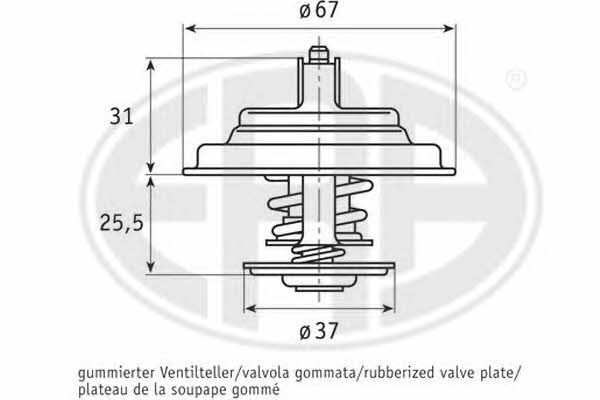 Era 350327 Termostat, środek chłodzący 350327: Dobra cena w Polsce na 2407.PL - Kup Teraz!