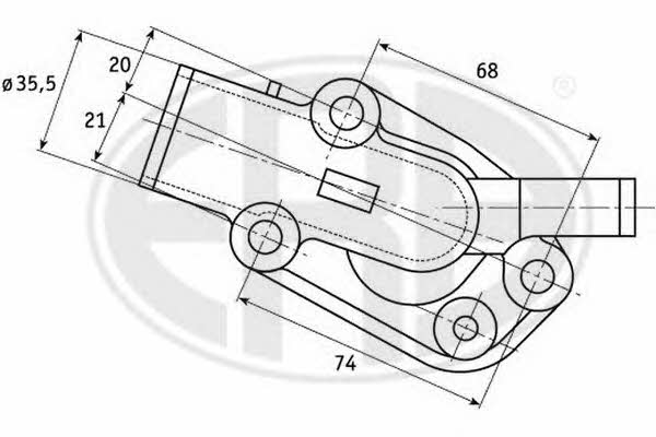 Era 350330 Thermostat, coolant 350330: Buy near me in Poland at 2407.PL - Good price!