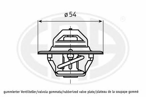 Era 350367 Thermostat, coolant 350367: Buy near me at 2407.PL in Poland at an Affordable price!