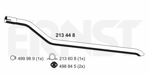 Ernst 213448 Exhaust pipe 213448: Buy near me in Poland at 2407.PL - Good price!