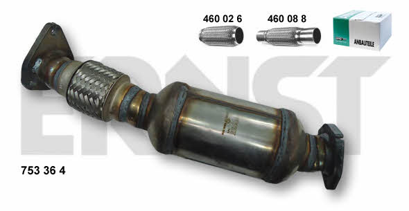 Ernst 753364 Catalytic Converter 753364: Buy near me in Poland at 2407.PL - Good price!