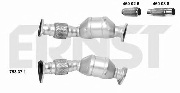 Ernst 753371 Catalytic Converter 753371: Buy near me in Poland at 2407.PL - Good price!