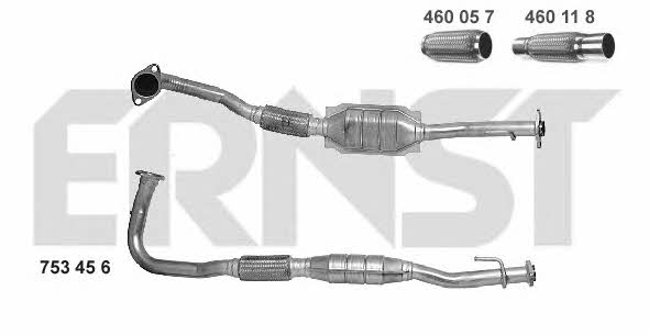Ernst 753456 Catalytic Converter 753456: Buy near me in Poland at 2407.PL - Good price!