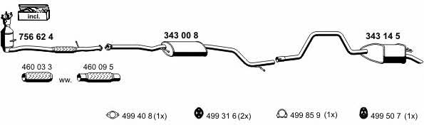 Ernst 031177 Exhaust system 031177: Buy near me in Poland at 2407.PL - Good price!