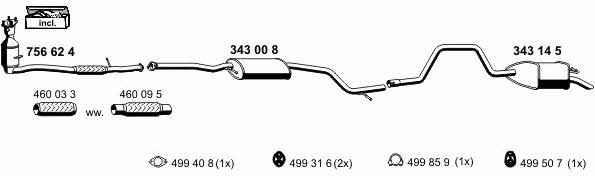 Ernst 031178 Exhaust system 031178: Buy near me in Poland at 2407.PL - Good price!