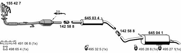 Ernst 070766 Exhaust system 070766: Buy near me in Poland at 2407.PL - Good price!